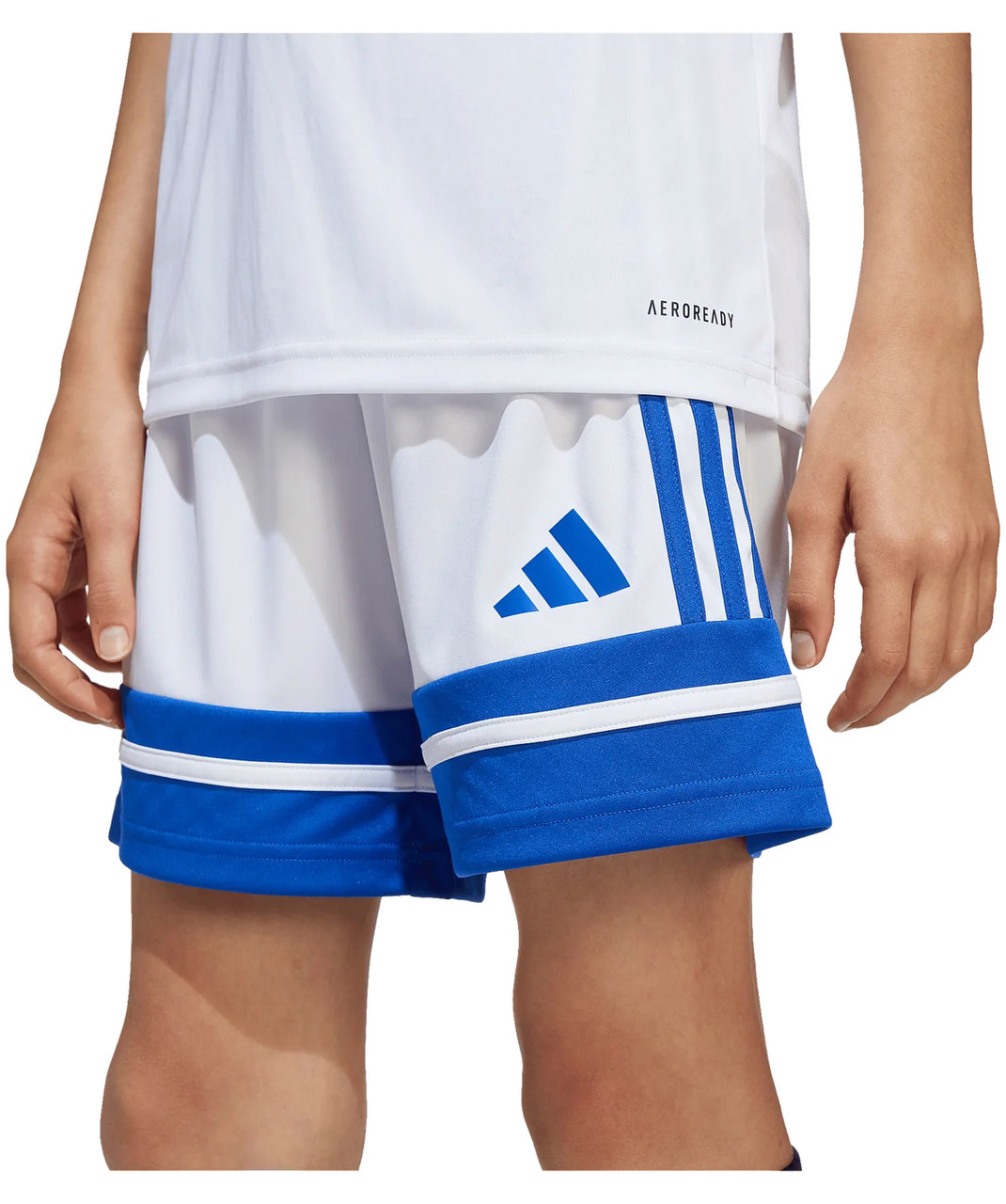 adidas Squadra 25 Short Weiss - S - ohne Tasche