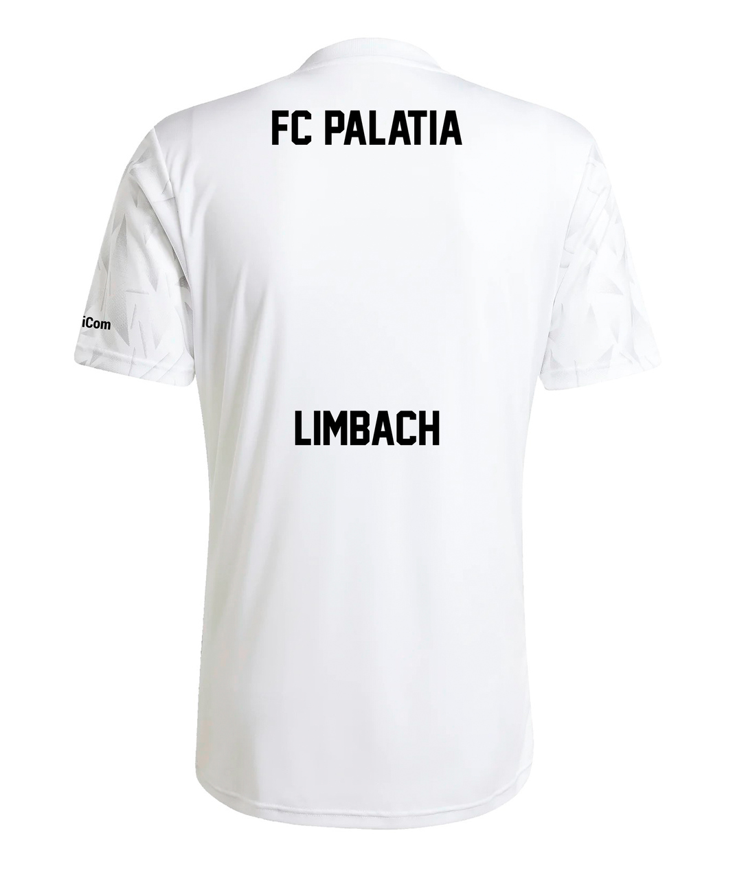T-Shirt, White, Short Sleeve, Rückseite Bedruckt, Limbach