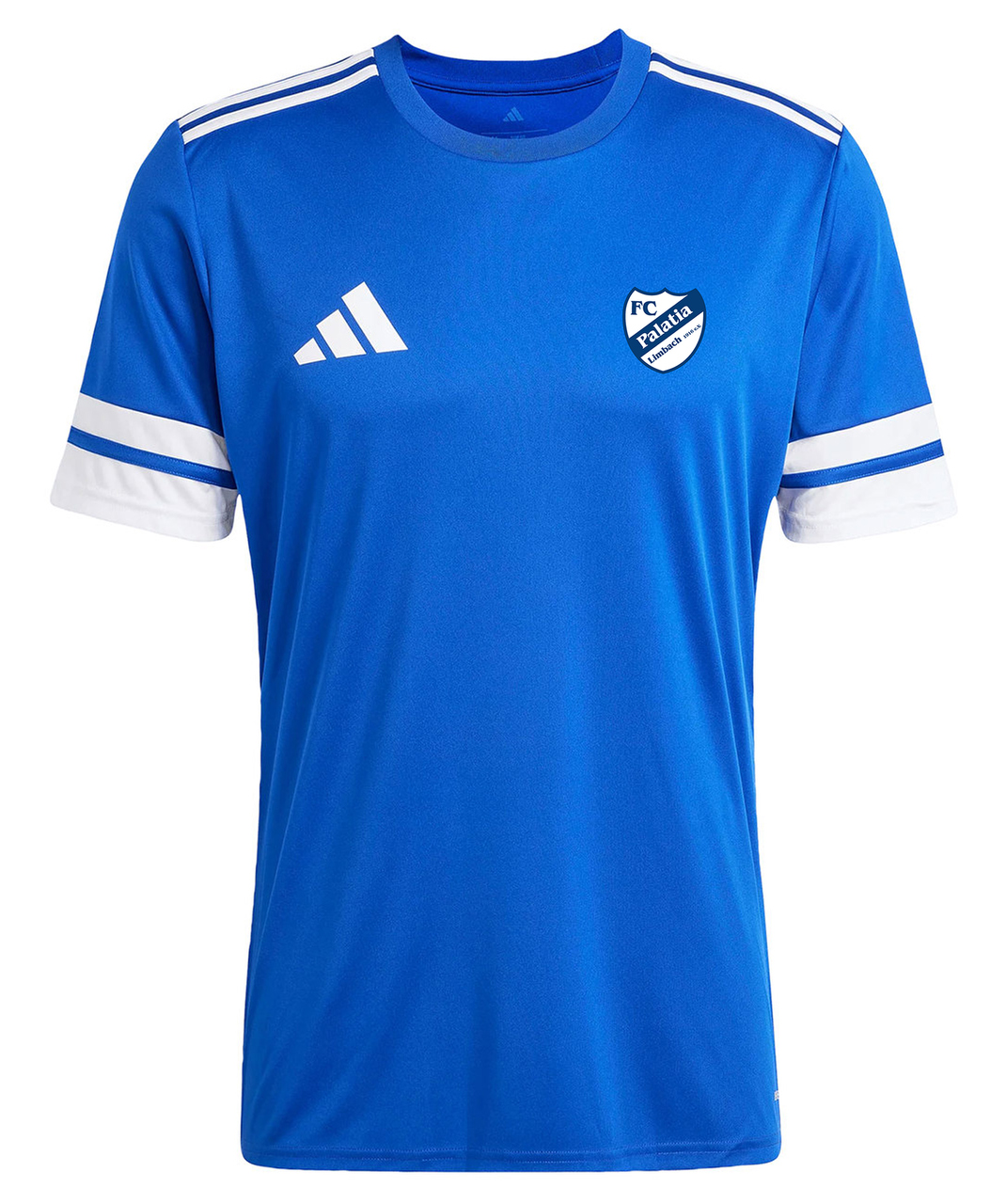 Sportshirt, Short sleeves, Blue, Athletic, Logo shield