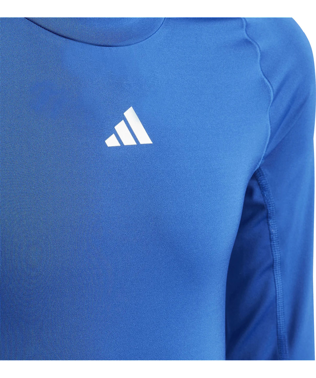 t-shirt, long sleeve, blue, logo, polyester